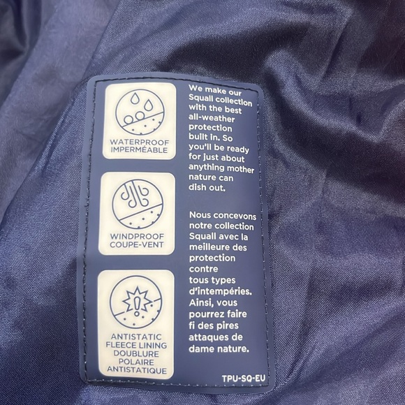 lands End beautiful red women’s all weather coat, NWOT, size 14-16. - Picture 7 of 7